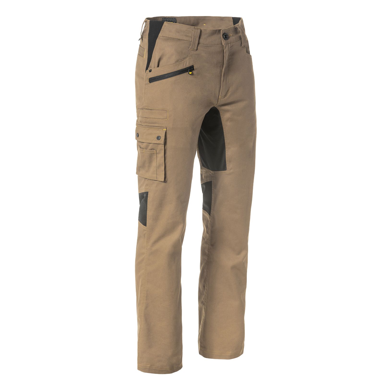 Caterpillar Operator Flex - Mens Pants - Khaki - NZ (869JPZCBE)